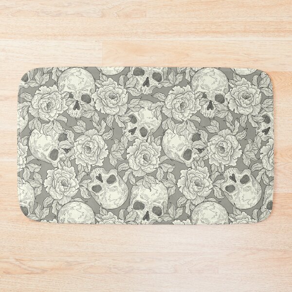Item preview, Skull and flowers III designed and sold by Studio Vickn.