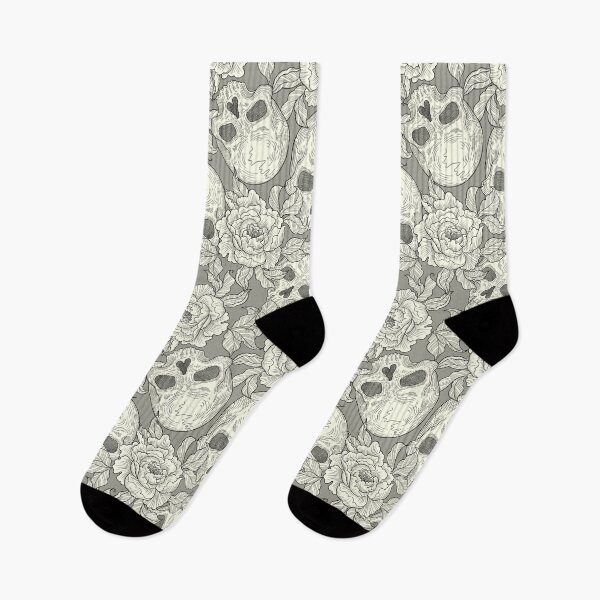 Item preview, Skull and flowers III designed and sold by Studio Vickn.