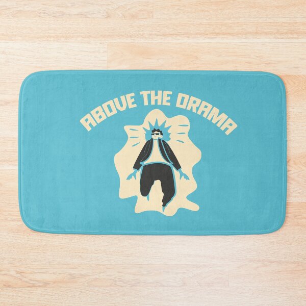 Item preview, Above the Drama Minimalist Positive Vibes Illustration designed and sold by beboplab.