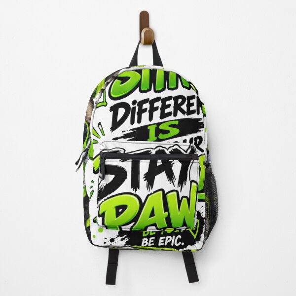 Item preview, Stay Pawsitive – Neon Green Street Cat Graffiti | Motivational Urban Graphic T-Shirt Design designed and sold by abdlhakim taoufik.