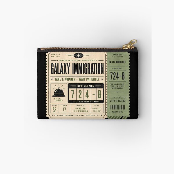 Item preview, Galaxy Immigration Waiting Ticket designed and sold by agearb.