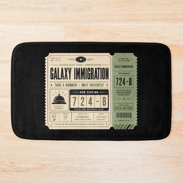 Item preview, Galaxy Immigration Waiting Ticket designed and sold by agearb.