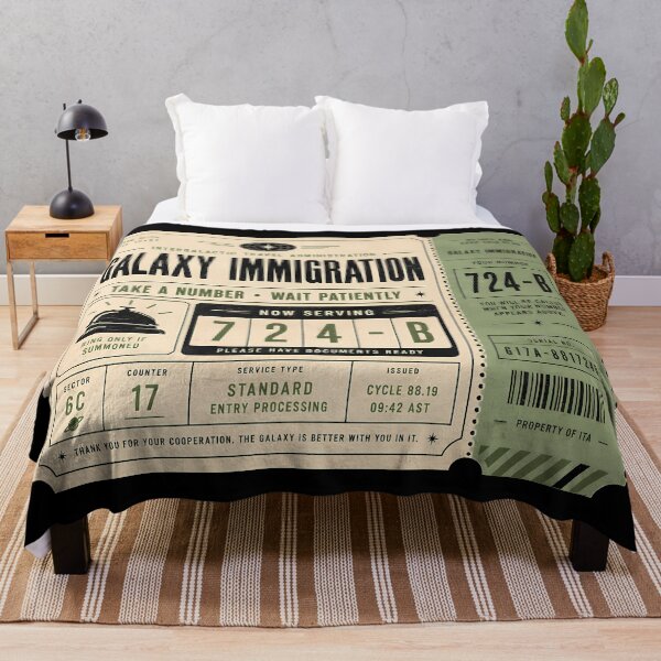 Item preview, Galaxy Immigration Waiting Ticket designed and sold by agearb.