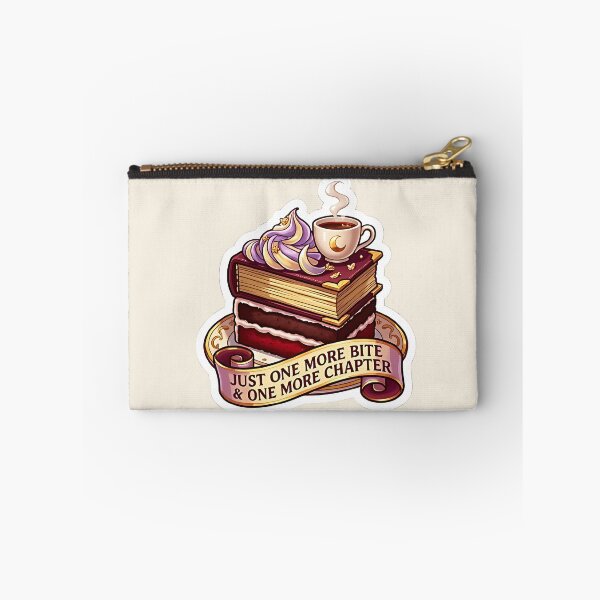 Item preview, Just One More Chapter - Bookish Cake & Coffee BookTok Sticker designed and sold by AlruanceStudio.