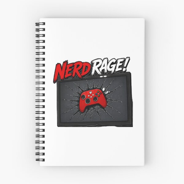 Item preview, NERD RAGE for the gamer who cant control the anger during a difficult stage of the game.  designed and sold by TEESHIRT DESIGNS.