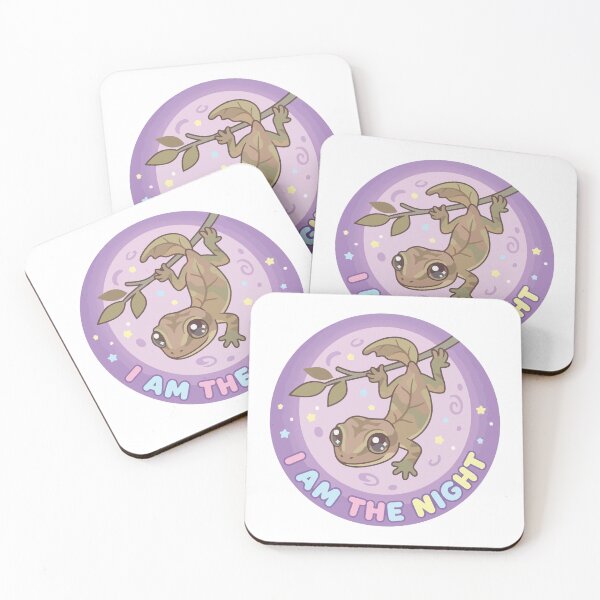 Item preview, I Am The Night Pastel Goth Satanic Leaf Tailed Gecko designed and sold by Arc2020.