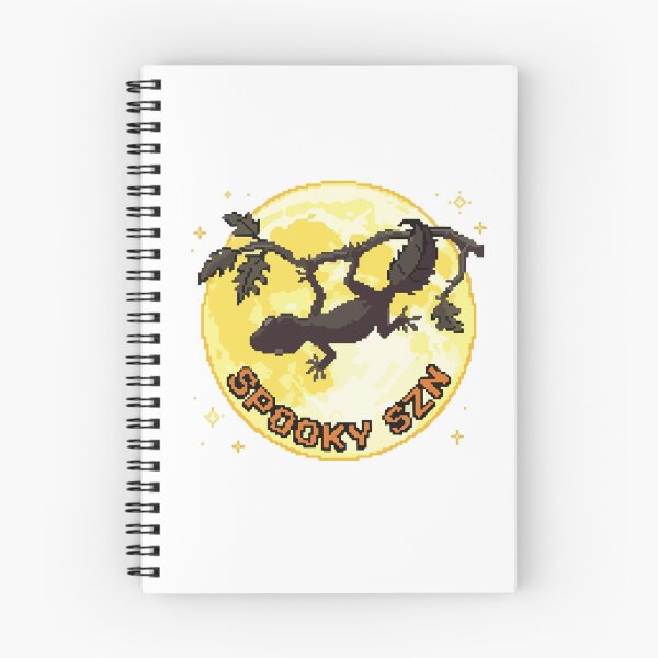 Item preview, Spooky Szn Pixel Art Satanic Leaf Tailed Gecko Gamer designed and sold by Arc2020.