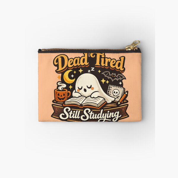 Item preview, Dead Tired Still Studying – Cute Ghost Student designed and sold by BankshopTH.