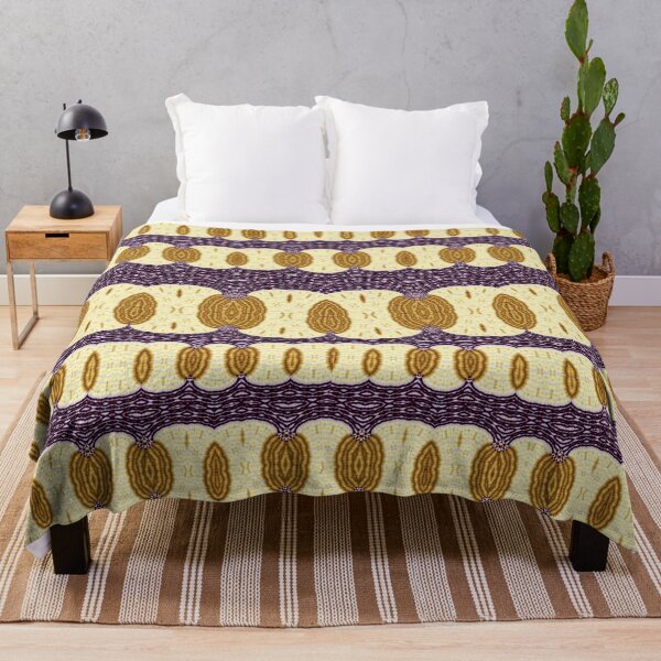 Item preview, Golden Beaded Tapestry Geometric Fractal designed and sold by pinkal.