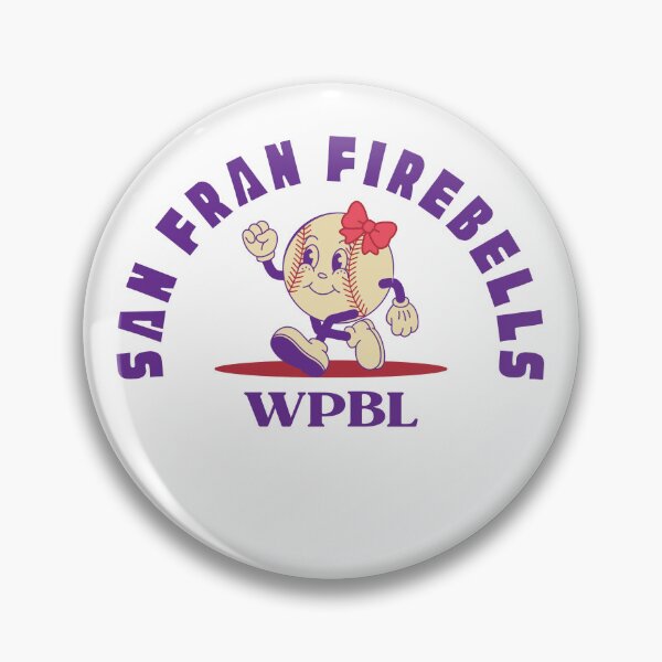 Item preview, WPBL San Francisco Firebells Vintage Baseball designed and sold by SportyFemmeShop.