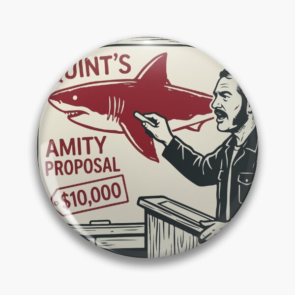 Item preview, Amity Town Hall Quints Shark Disposal Vintage Poster designed and sold by Brexmore3.