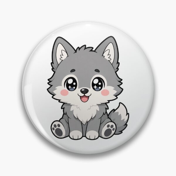 Item preview, Howl Are You Cute Kawaii Wolf designed and sold by BoosterShop.