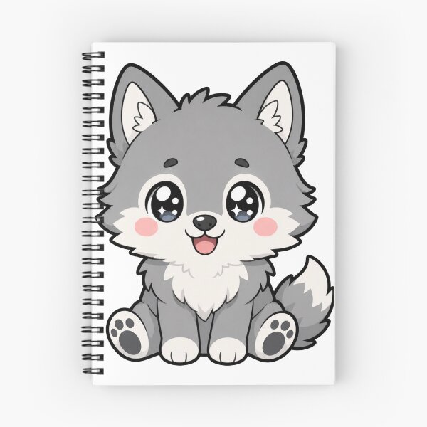 Item preview, Howl Are You Cute Kawaii Wolf designed and sold by BoosterShop.