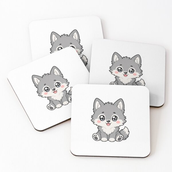 Item preview, Howl Are You Cute Kawaii Wolf designed and sold by BoosterShop.