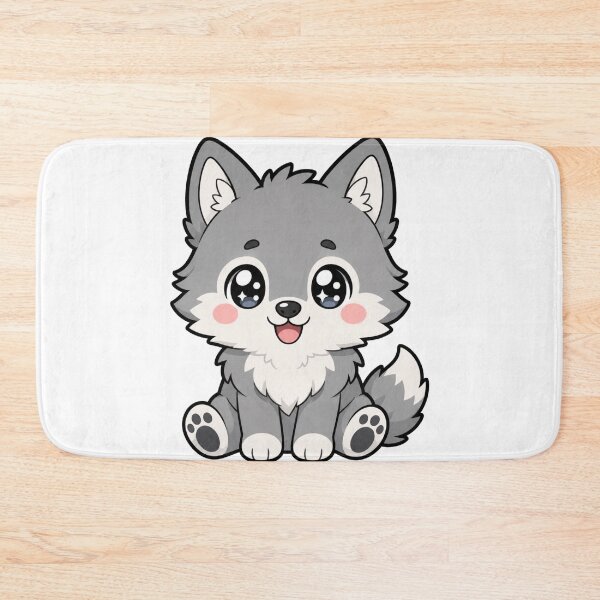 Item preview, Howl Are You Cute Kawaii Wolf designed and sold by BoosterShop.