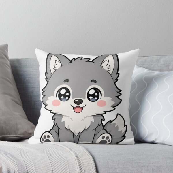 Item preview, Howl Are You Cute Kawaii Wolf designed and sold by BoosterShop.