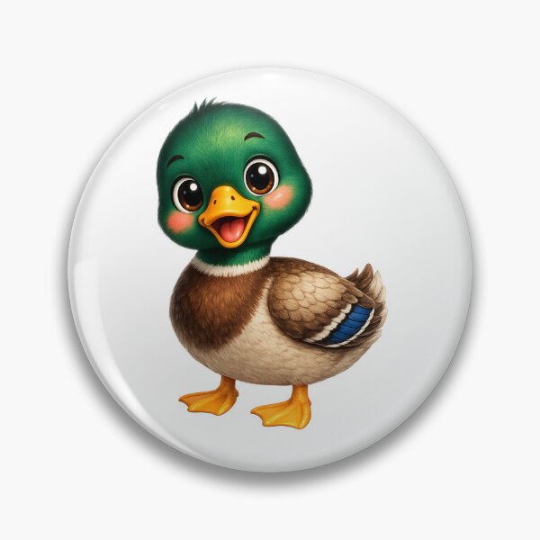 Aperçu de l'œuvre Illustration mignonne d'un canard colvert créée et vendue par BackgroundND.