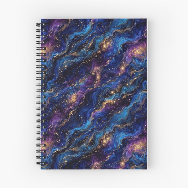 Item preview, Golden Nebula Diagonal Gold Wave Art designed and sold by Inkworksbyshery.