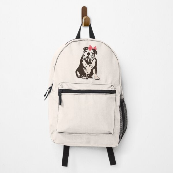 Item preview, Betty Bulldog - Sepia-Toned Dog with Bow designed and sold by LittleMissTyne.