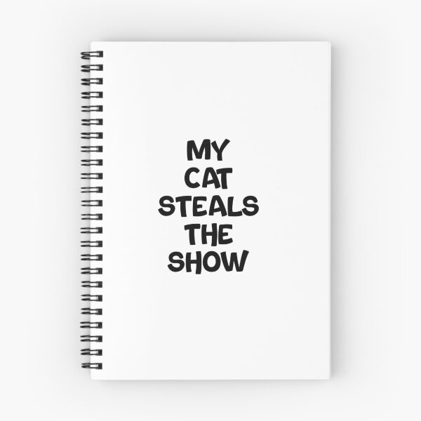 Item preview, Text Typography My cat steals the show Cat + Art designed and sold by Typetextstudio.