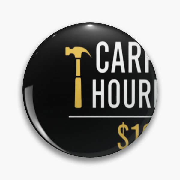 Item preview, Carpenter Hourly Rate Funny Vintage Mens & Womens designed and sold by Moka898.