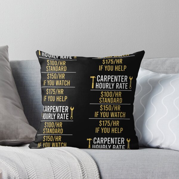Item preview, Carpenter Hourly Rate Funny Vintage Mens & Womens designed and sold by Moka898.