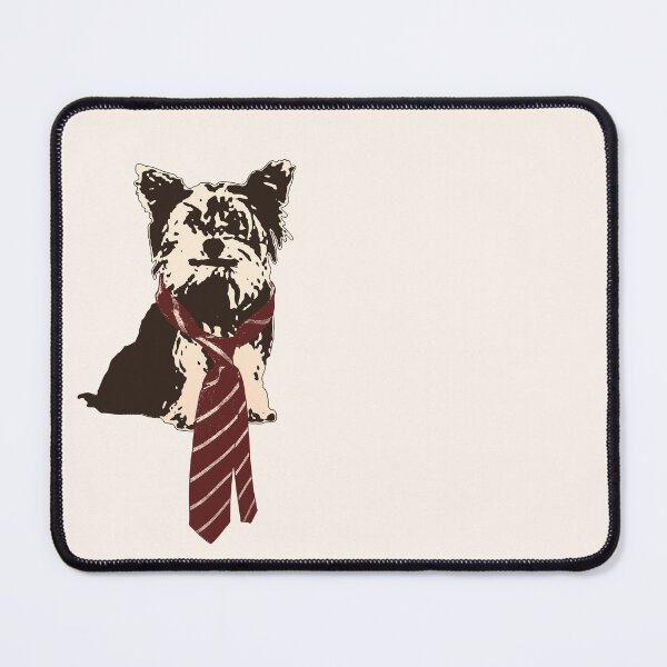 Item preview, Mr. Yorkie - Sepia-Toned Dog with Tie designed and sold by LittleMissTyne.