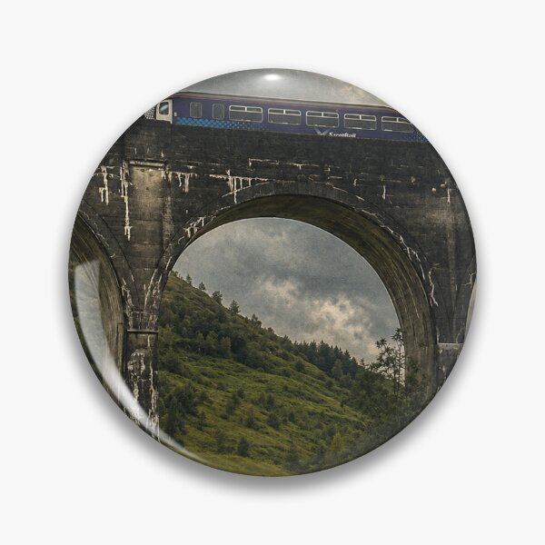 Item preview, Glenfinnan Viaduct Train Travel Poster | Scotland Railway Landscape Wall Art designed and sold by Wandered North.