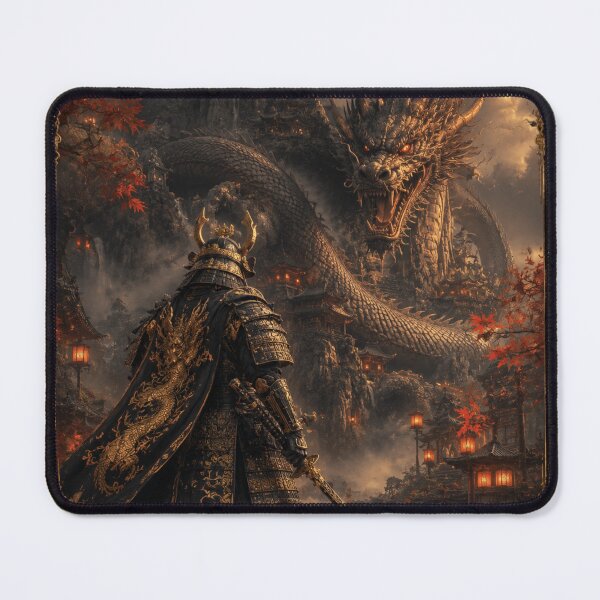 Item preview, Golden Dragon Samurai – Guardian of the Sacred Temple designed and sold by i-corp.