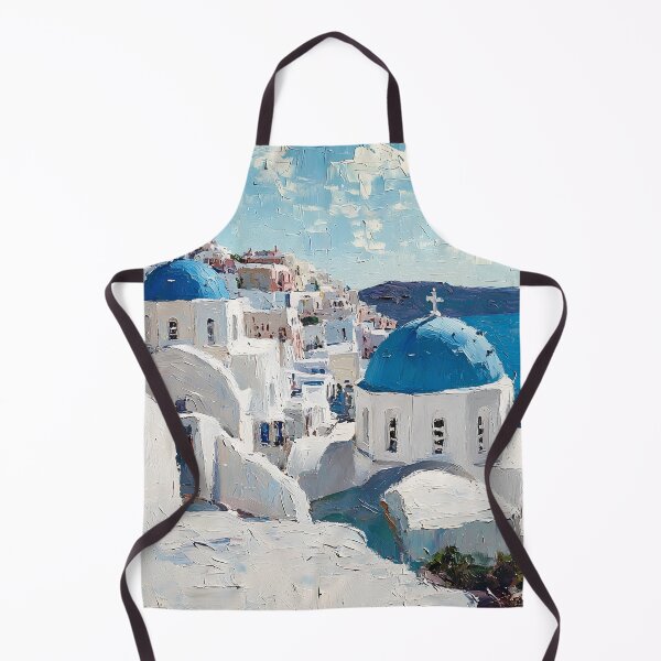 Item preview, Santorini Oia Whitewashed Village Coastal Art designed and sold by daila70.