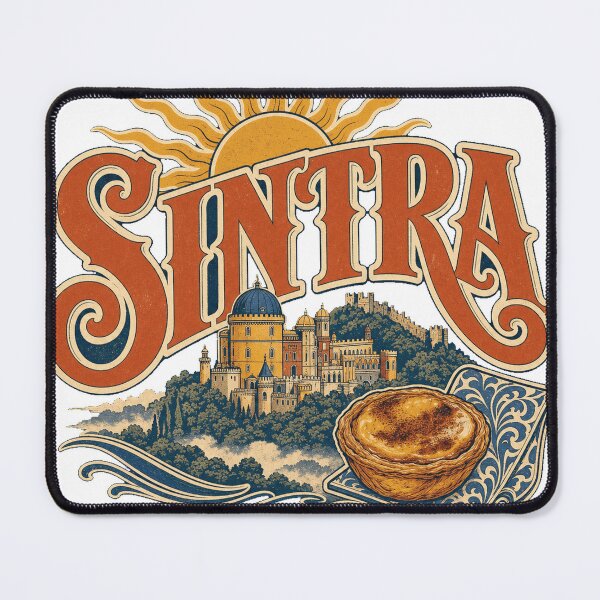 Item preview, Sintra Portugal Retro Signpainter Lettering Art designed and sold by VisualArtsOasis.