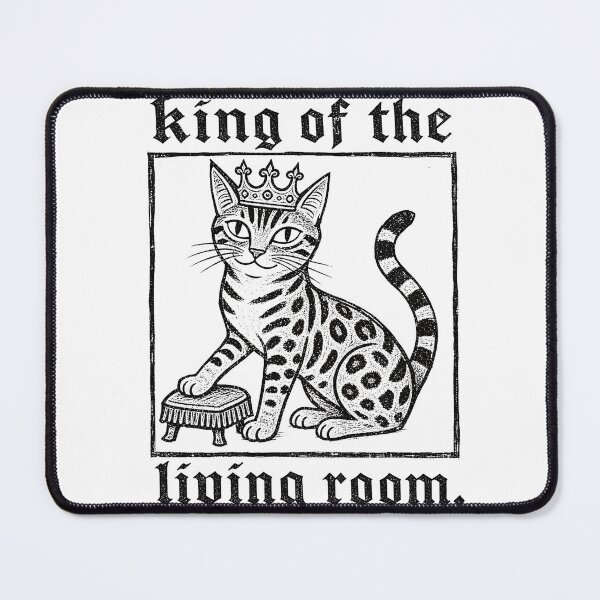 Item preview, King of the Living Room – Royal Bengal Cat designed and sold by Bengoer18.