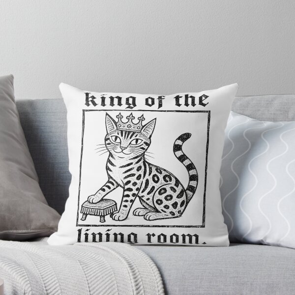 Item preview, King of the Living Room – Royal Bengal Cat designed and sold by Bengoer18.