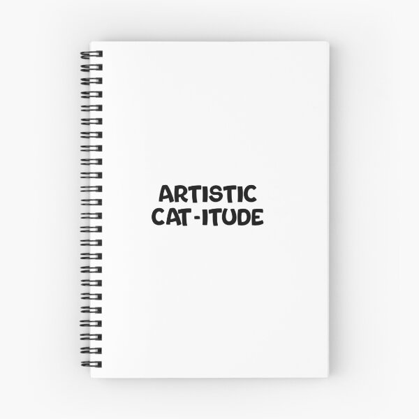 Item preview, Text Typography Artistic cat-itude Cat + Art designed and sold by Typetextstudio.