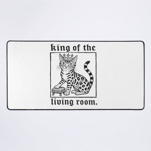 Item preview, King of the Living Room – Royal Bengal Cat designed and sold by Bengoer18.