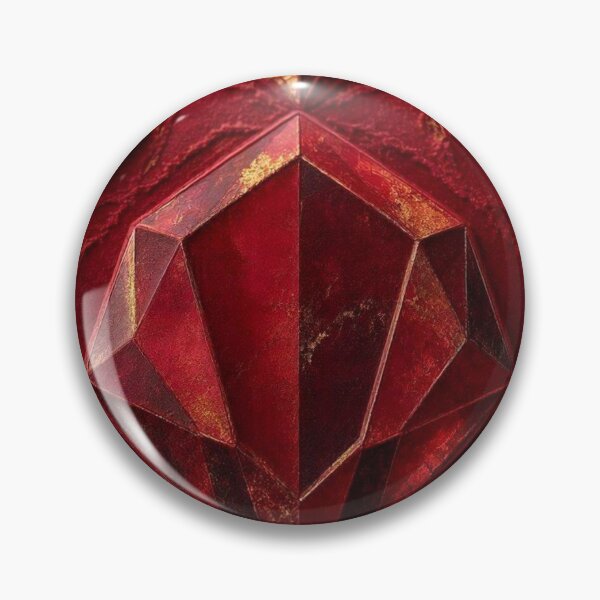 Item preview, Crimson Crystal Glow – Éclats de Rubis Modernes designed and sold by Catfcreations.