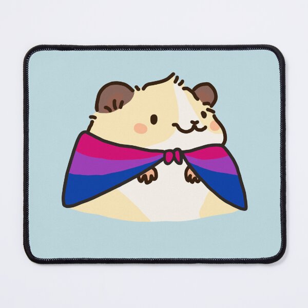 Item preview, Hamster with Bisexual Flag designed and sold by JellyGhost_Art.
