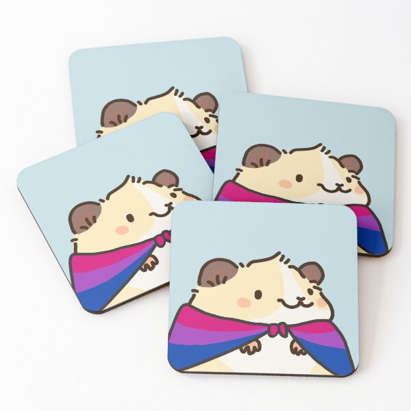 Item preview, Hamster with Bisexual Flag designed and sold by JellyGhost_Art.
