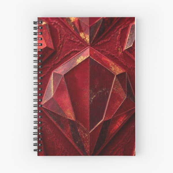 Item preview, Crimson Crystal Glow – Éclats de Rubis Modernes designed and sold by Catfcreations.