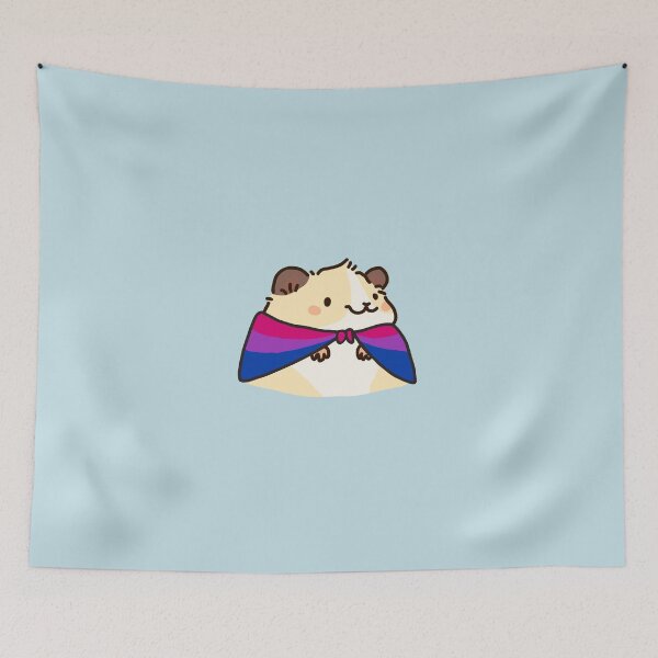 Item preview, Hamster with Bisexual Flag designed and sold by JellyGhost_Art.