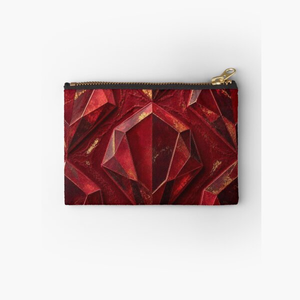 Item preview, Crimson Crystal Glow – Éclats de Rubis Modernes designed and sold by Catfcreations.