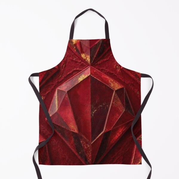 Item preview, Crimson Crystal Glow – Éclats de Rubis Modernes designed and sold by Catfcreations.