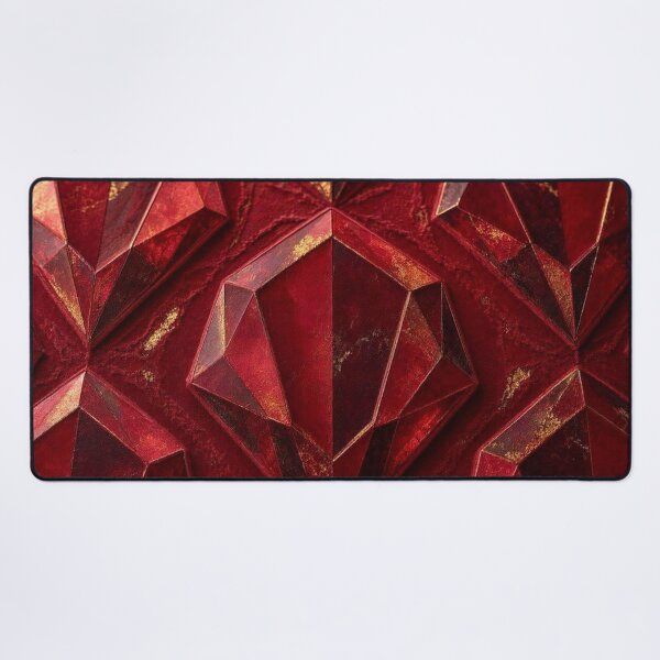 Item preview, Crimson Crystal Glow – Éclats de Rubis Modernes designed and sold by Catfcreations.