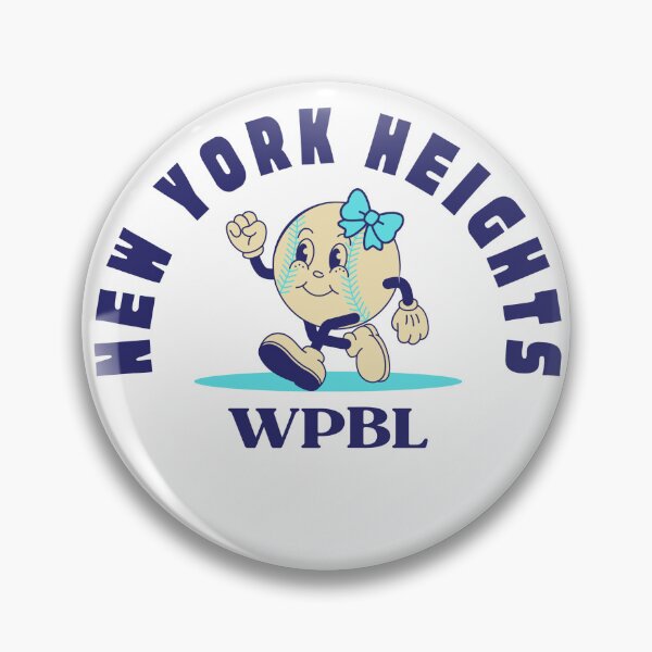 Item preview, WPBL New York Heights Vintage Baseball designed and sold by SportyFemmeShop.