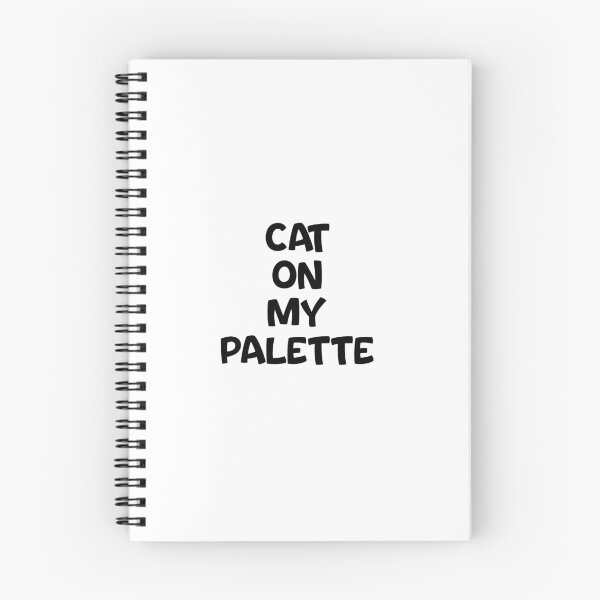 Item preview, Text Typography Cat on my palette Cat + Art designed and sold by Typetextstudio.