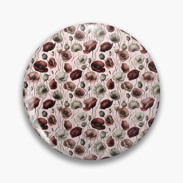 Item preview, Dark Cottagecore Wild Poppy Pattern | Moody Botanical Vintage Floral  designed and sold by Mousy17.