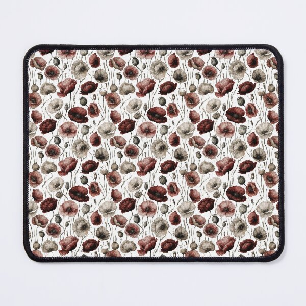 Item preview, Dark Cottagecore Wild Poppy Pattern | Moody Botanical Vintage Floral  designed and sold by Mousy17.