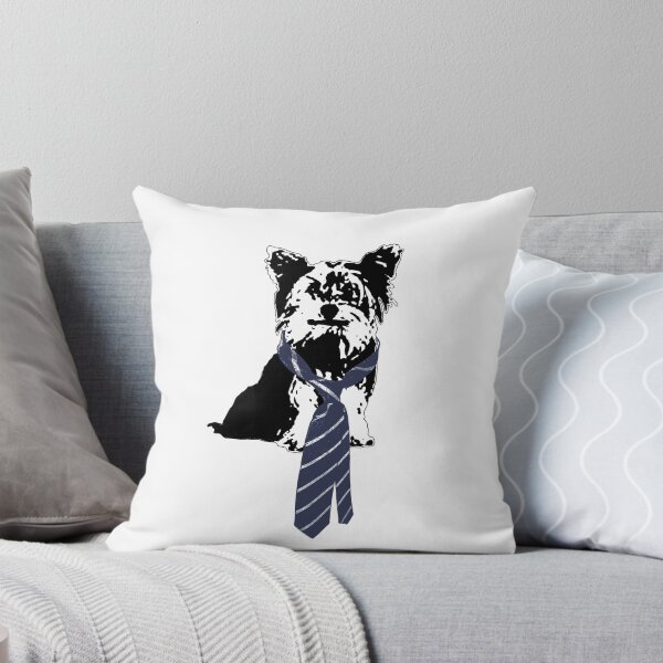 Item preview, Mr. Yorkie - Black and White Dog with Tie designed and sold by LittleMissTyne.