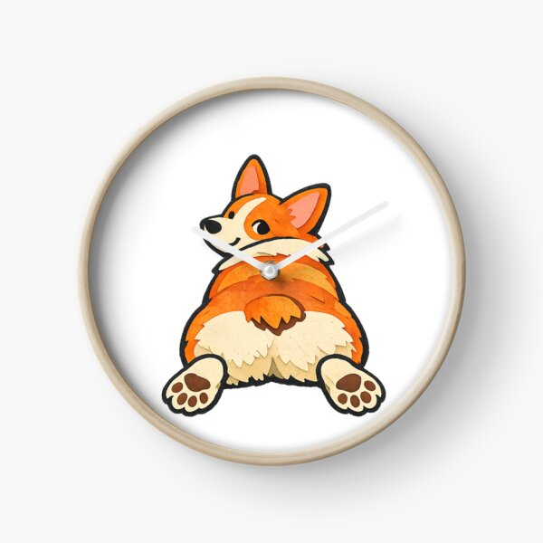 Item preview, Splooting Corgi Fluffy Butt and Back Paws designed and sold by eignvalue.