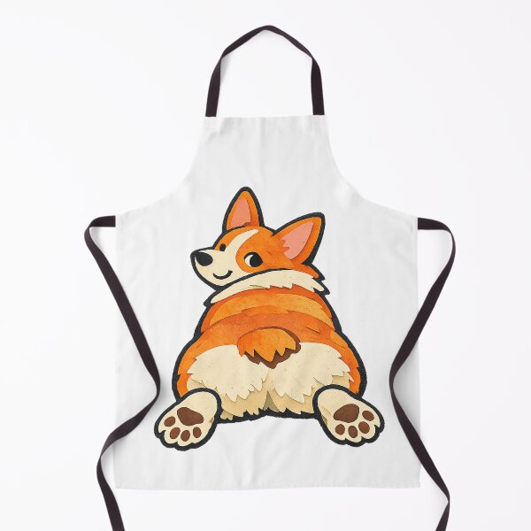 Item preview, Splooting Corgi Fluffy Butt and Back Paws designed and sold by eignvalue.